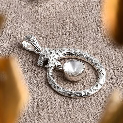 Royal Bali - Moissanit Panther Anhänger 925 Silber ca. 0.83 ct image number 1