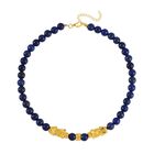 Lapislazuli Halskette ca. 45 cm Std Gelb ca. 250.00 ct