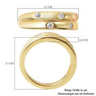 Moissanit Ring 925 Silber Vermeil YG ca. 0,25 ct image number 6