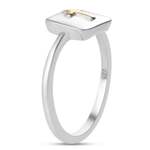 Diamant Ring 925 Silber Bicolor image number 5