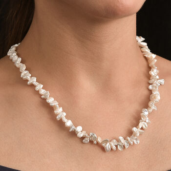 AA S&uuml;&szlig;wasser Perle Halskette, 45+5 cm