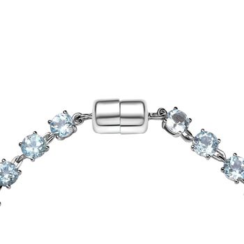 D'Joy AA himmelblaues Topas 20cm Armband - 14,28 ct.