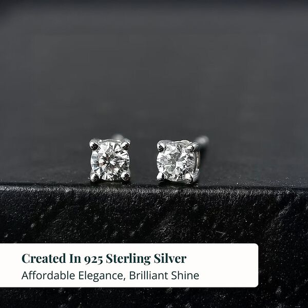 LUXURIANT DIAMOND - Lab Grown Diamant SI-G Ohrringe 925 Silber Rhodiniert ca. 0,25 ct. image number 2
