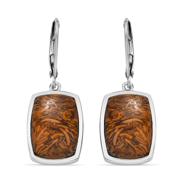 Skript Stein Ohrringe - 12,85 ct. image number 0