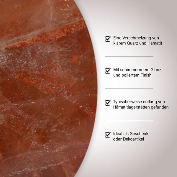 Natürlicher Hämatoid-Quarz, L - 2255 ct. image number 2