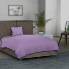 Serenity Night - 2er-Set Bambus Bettbezug und Kissenbezug, Größe 135x200 cm und 80x80 cm, Lavendel