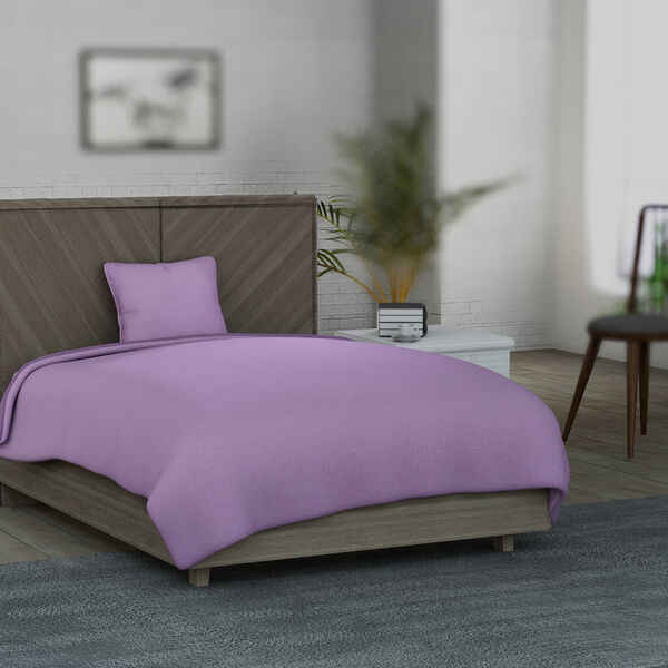 SERENITY NIGHT: 2er-Set - Bettw&auml;sche aus 100% Bambus, Lavendel&nbsp;