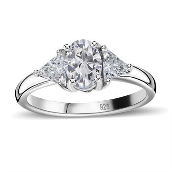 Moissanit Ring - 1,40 ct.