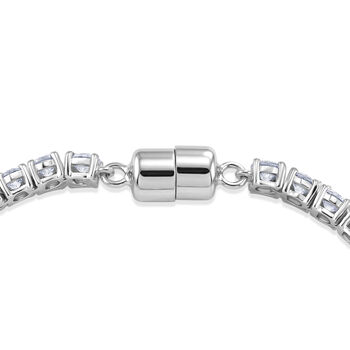 D'Joy Moissanit Armband ca. 20 cm 925 Silber Rhodiniert ca. 10,25 ct.