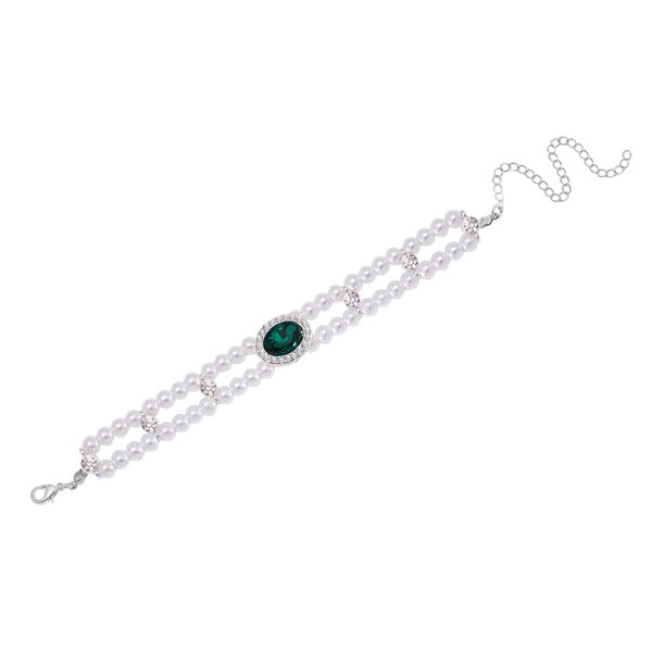 Grüner Kristall Schmuckset image number 2