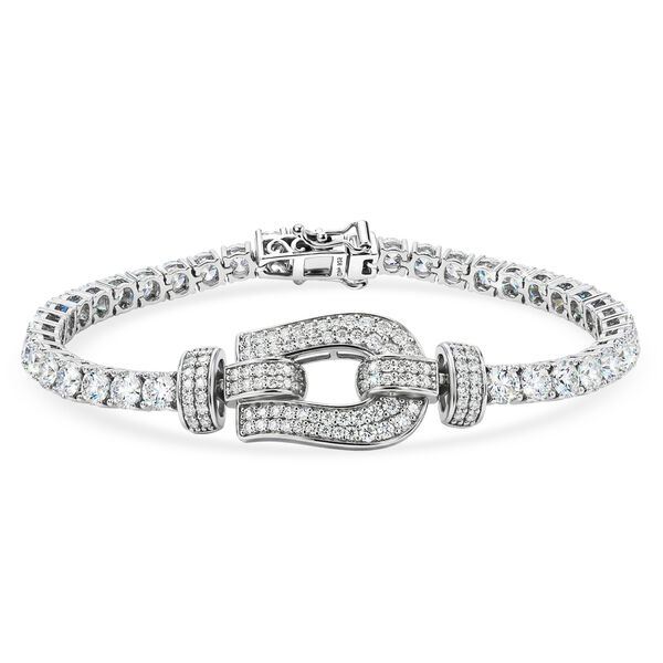 D'Joy Moissanit Armband ca. 20 cm 925 Silber Rhodiniert ca. 11,30 ct.