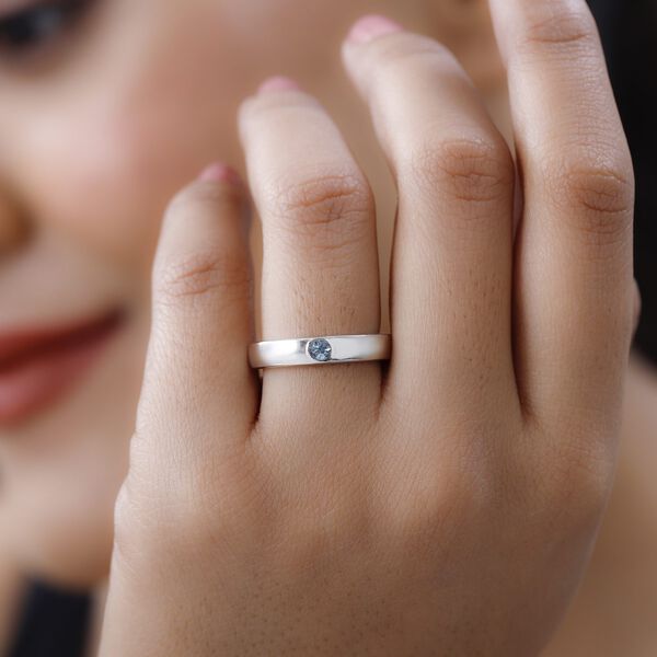 Santamaria Aquamarin Solit&auml;r Ring - 0,09 ct. image number 3