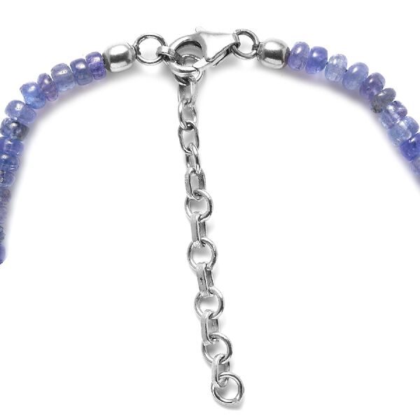 Tansanit-Armband, 19 cm lang, 925 Silber rhodiniert ca. 31,50 ct image number 3