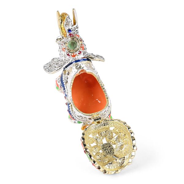 Dekorative Aufbewahrungsbox in Elefanten-Form, 6,5x3x3,5cm, Blau image number 5