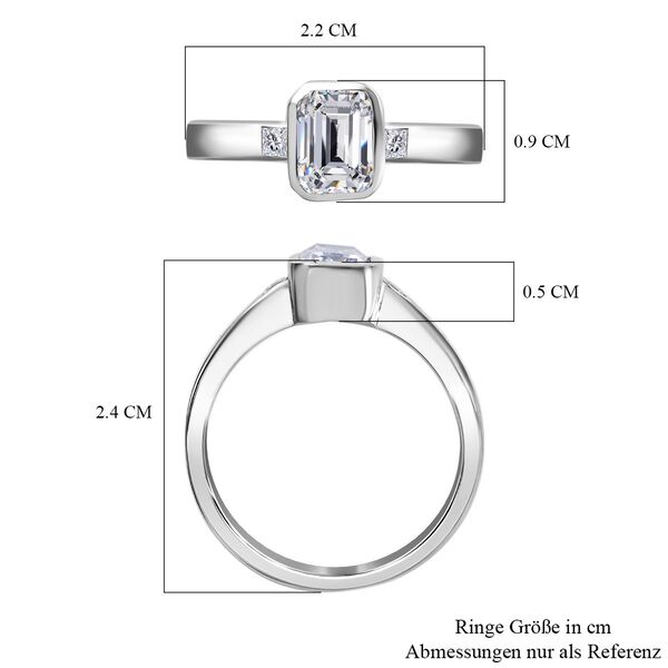 J Francis gefertigt mit SWAROVSKI- Swarovski Zirkonia Ring image number 7