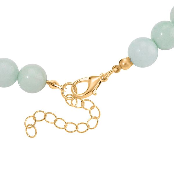 Mehrfarbiger Amazonit Halskette ca. 45 cm Standard gelb vergoldet ca. 250,00 ct. image number 3