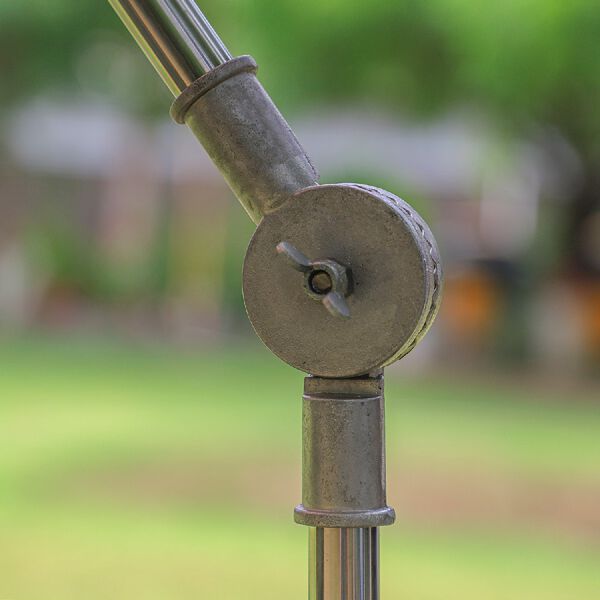 Sonnenschirm aus 100% Baumwolle mit Blockdruck, Blumen-Muster, Wei&szlig;-Rosa&nbsp; image number 5