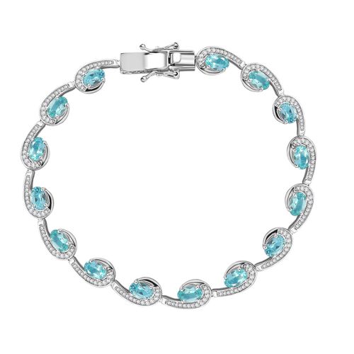AA Lagunen Apatit und Zirkon Armband image number 0