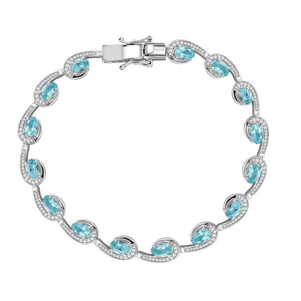 AA Lagunen Apatit und Zirkon Armband image number 0