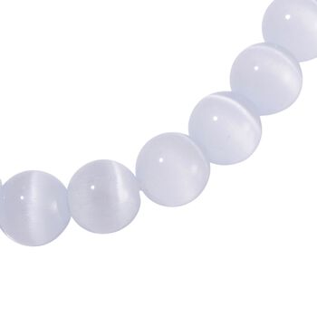 Flexibles Katzenaugen Armband mit Chatoyance-Effekt