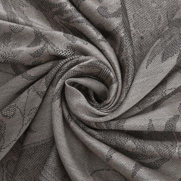 Jacquardgewebter Schal, 170x70cm, Champagner image number 5