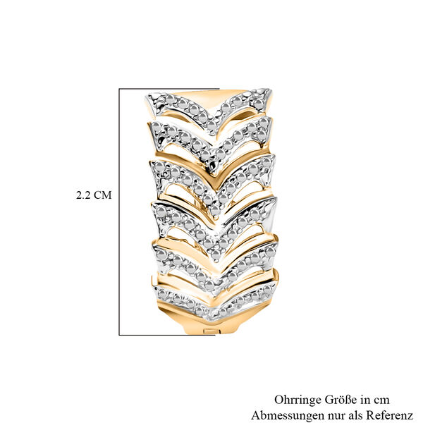 EverTrue Ohrringe mit Diamantakzenten in Goldton image number 5