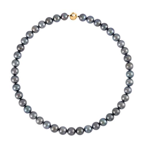Limited Edition - 10-11 mm AAA AAA Tahiti Perlen Halskette, 45 cm image number 0