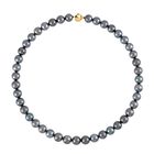 Limitierte Auflage - AAA Tahiti Perlen Halskette (10-11 mm), ca. 45 cm 585 Gold