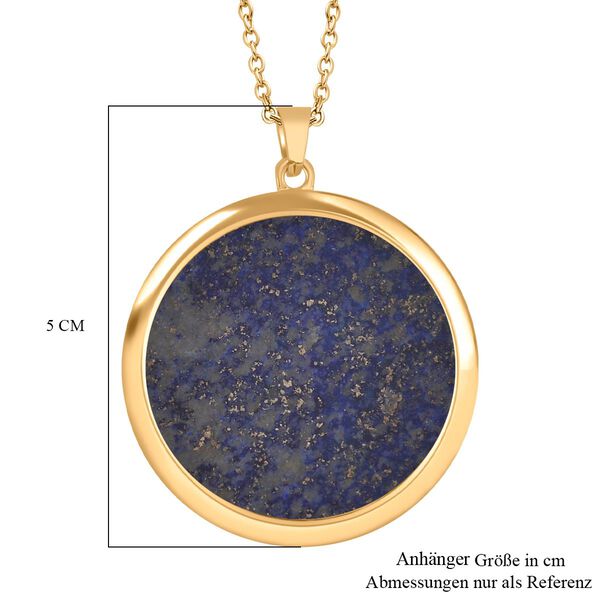 Lapislazuli Schmuckset Eisen Gelbes Gold, Legierung Gelbes Gold, Edelstahl IP-Gelbbeschichtung ca. 75.00 ct image number 6