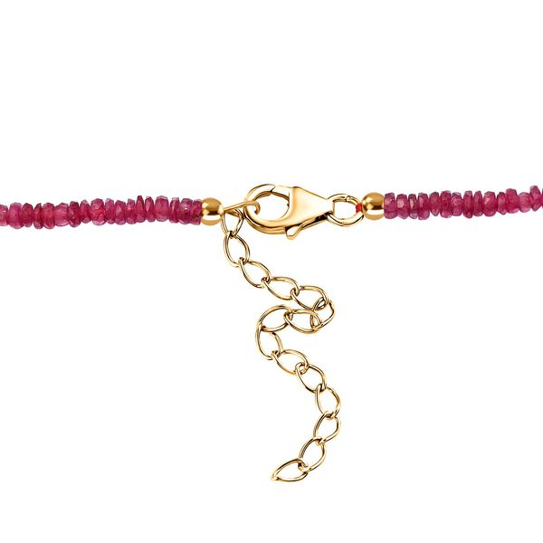 AAA afrikanische Rubin Halskette, 45+5 cm - 62 ct. image number 4