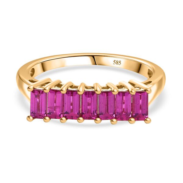 AAA burmesischer Rubin Ring in 585 Gold -1,06 ct.
