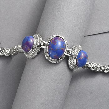 Lila T&uuml;rkis 18cm Armband - 25 ct.