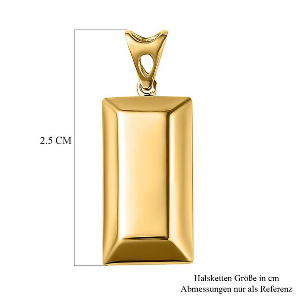 Classic Goldbarren-Anh&auml;nger in 375 Gelbgold image number 6