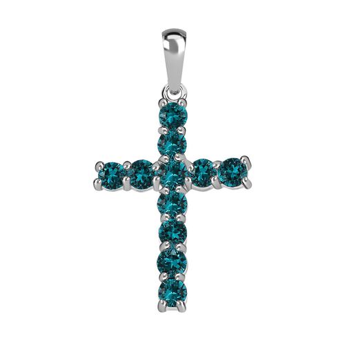 Blauer Kristall-Anhänger - 0,95 ct. image number 0