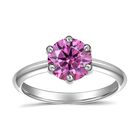 Rosa Moissanit Ring - 1,47 ct. image number 3