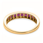 Afrikanischer Rubin-Ring, (Fissure gefüllt), 925 Silber vergoldet (Größe 21.00) ca. 1,33 ct image number 5