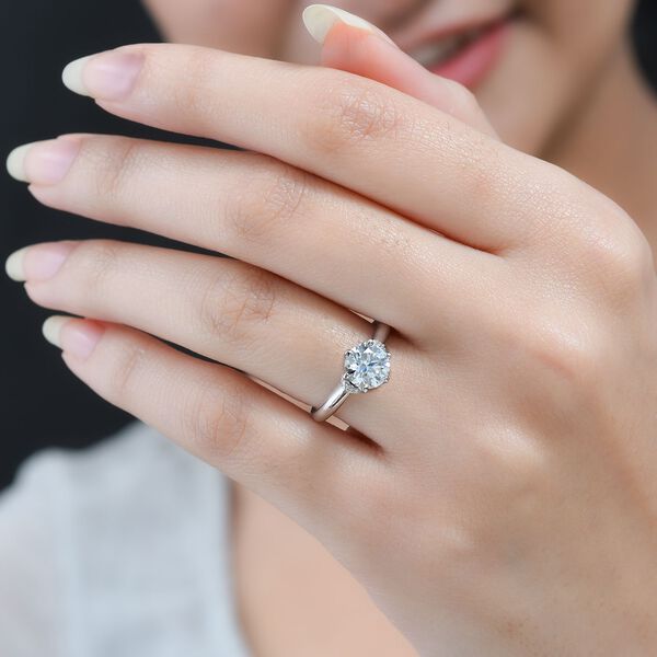 Moissanit Ring - 1,34 ct. image number 9