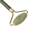 Grüner Jade Roller, Gesichts Massagegerät, Größe 14,5x5,5 cm