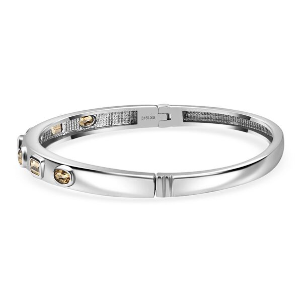 Citrin Armreif ca. 19 cm Edelstahl ca. 2.55 ct image number 3