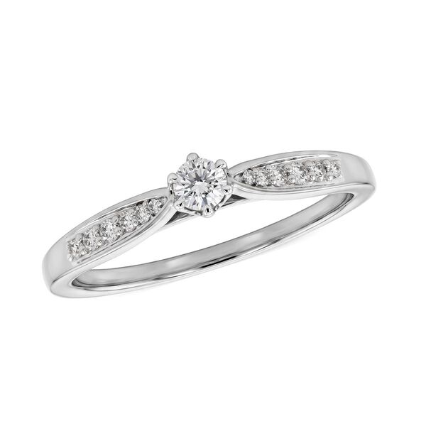 LUXURIANT DIAMOND - Lab Grown Diamant SI-GH Ring 925 Silber Rhodiniert (Gr&ouml;&szlig;e 16.00) ca. 0,26 ct image number 4