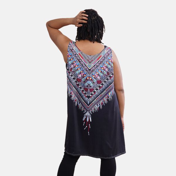 A-Linie Tunika, Indianermuster, S/M image number 2