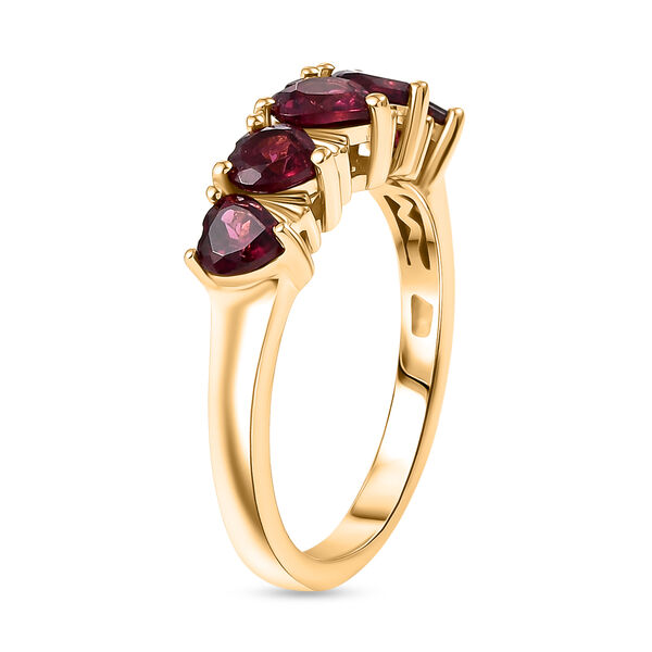D'Joy AA nat&uuml;rlicher Rhodolith Granat Ring - 1,97 ct. image number 4
