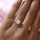 Himmelblauer Topas Bypass Ring 925 Silber  ca. 1,18 ct image number 2