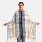 100% Baumwolle Unisex Schal, Gr&ouml;&szlig;e 200x70 cm, Blau