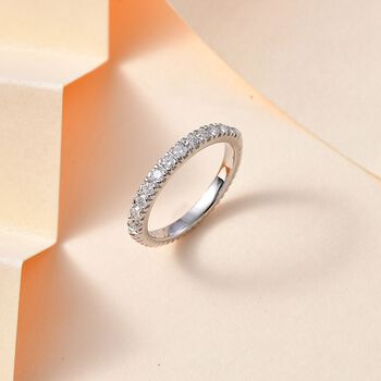 Moissanit Ring, ca. 0,36 ct