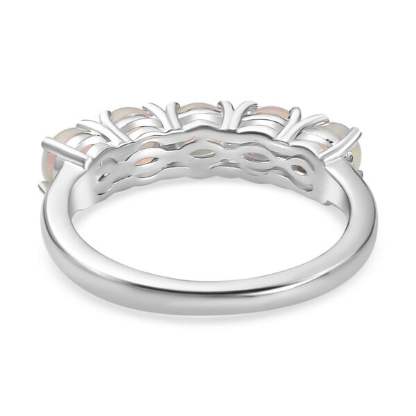 AA Nat&uuml;rlicher, &auml;thiopischer Welo Opal Ring 925 Silber platiniert (Gr&ouml;&szlig;e 19.00) ca. 0,83 ct image number 7