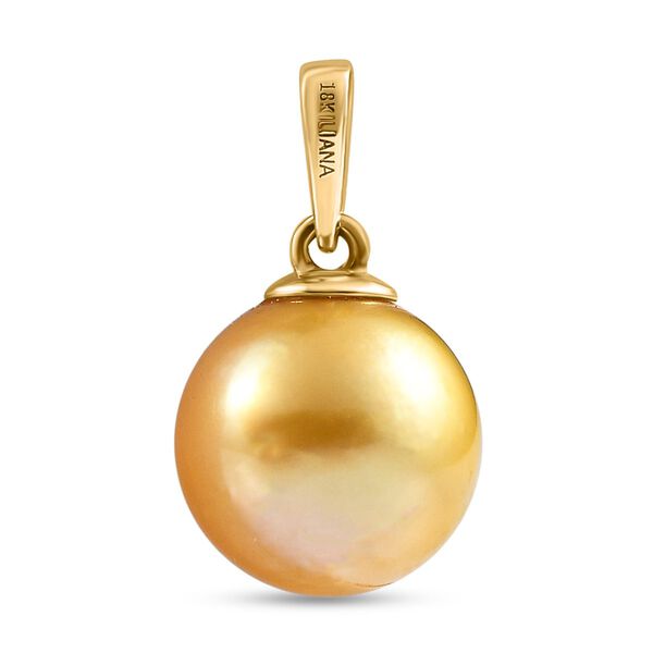 ILIANA 9-10 mm AAA goldener Südseeperlen-Anhänger - 6,49 ct. image number 5