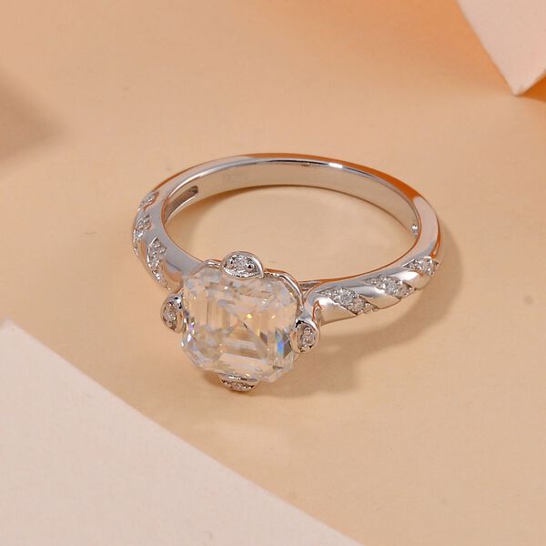 Moissanit Ring - 3 ct. image number 1