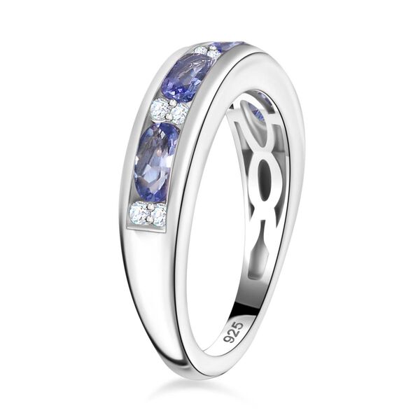 Tansanit und Zirkon Ring - 1,04 ct. image number 5