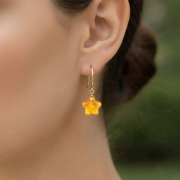 D'Joy Bernstein Ohrringe 925 Silber vergoldet image number 3